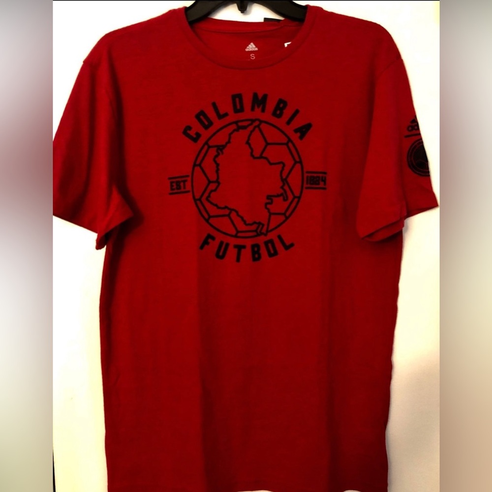 Adidas Men’s Colombia T-shirt Red Size S